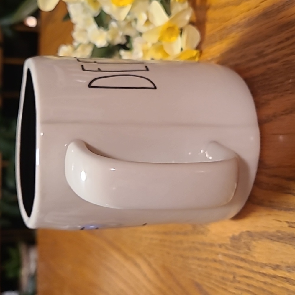Rae Dunn OFFENSE / DEFENSE Double Sided White Ceramic Mug - Picture 4 of 7